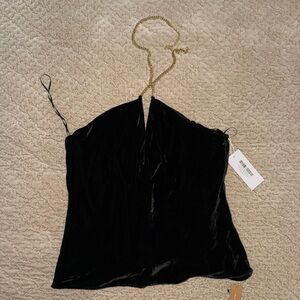 NWT Reformation Elegant Black Women's Top